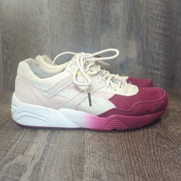 PUMA R698 Low Ronnie Fieg Sakura Kith Cherry Blossom Men's Size 8.5 No Box - Picture 2 of 13